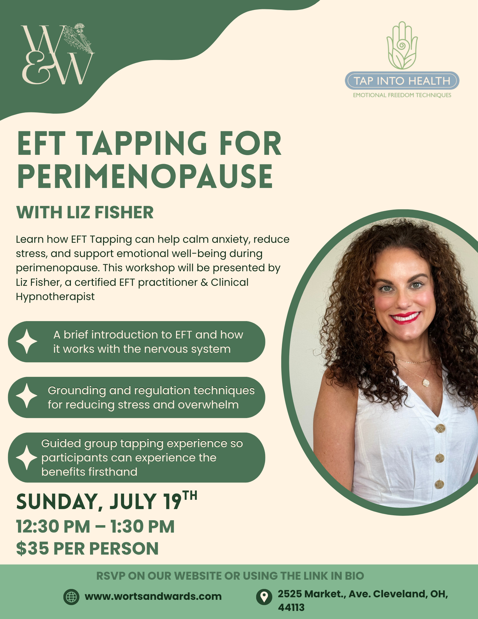EFT Tapping for Perimenopause with  Liz Fisher
