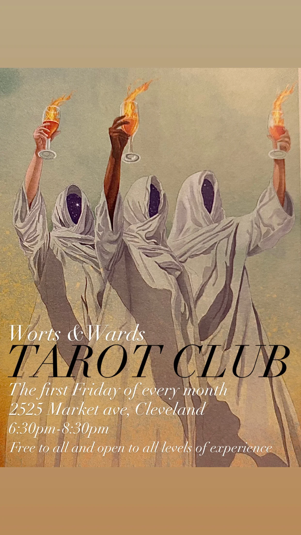 Tarot Club with Worts &amp; Wards led by Steve. 