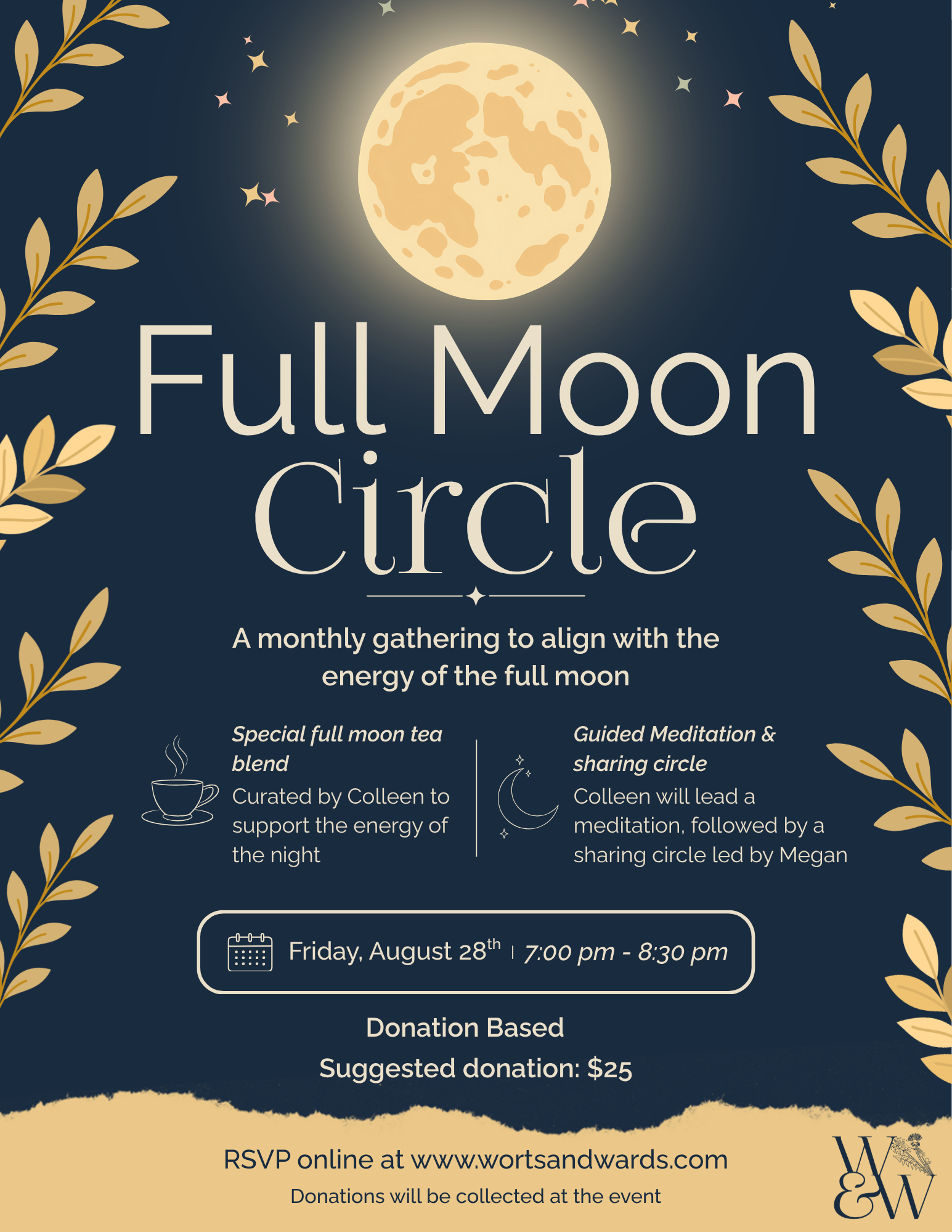 Full Moon Women's Circle with Colleen and Megan