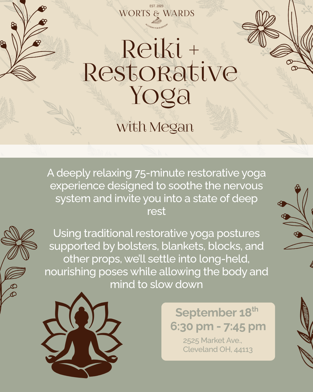 Restorative Reiki and Yoga with Megan