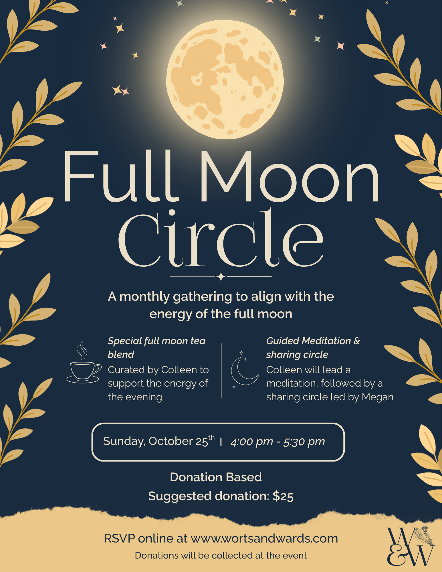 Full Moon Women's Circle with Colleen and Megan 