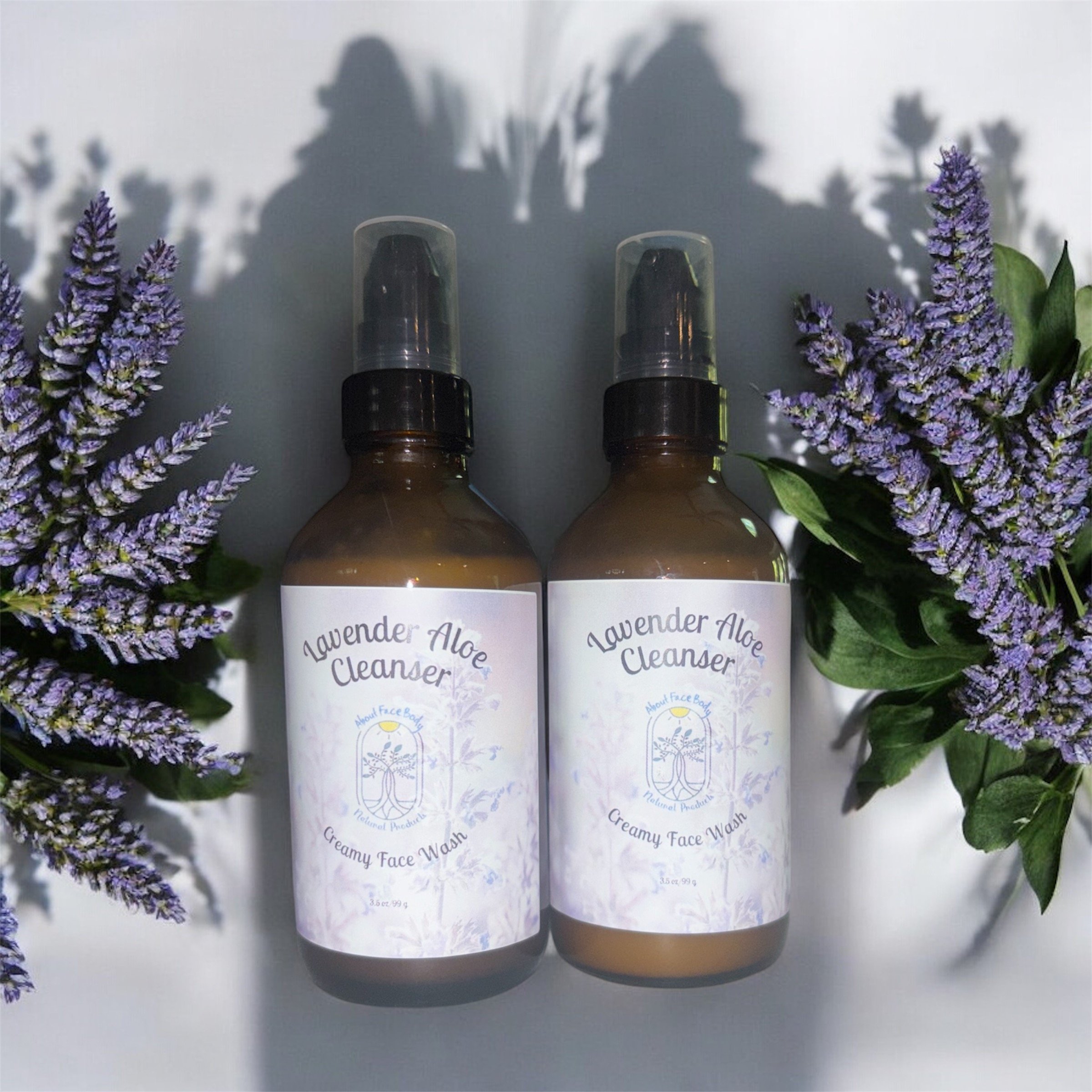 Lavender Aloe face cleanser