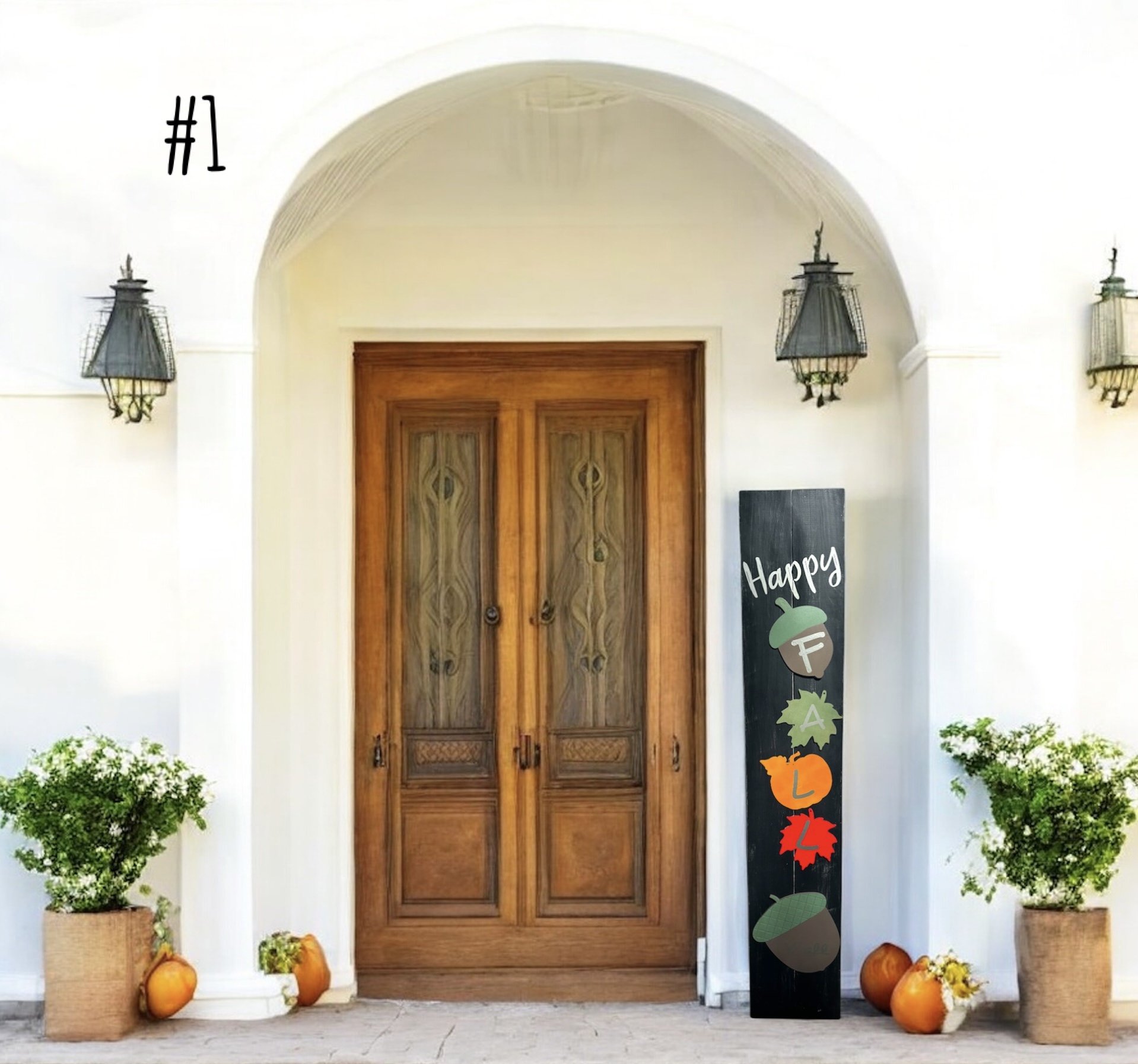 5 Ft single sided porch signs