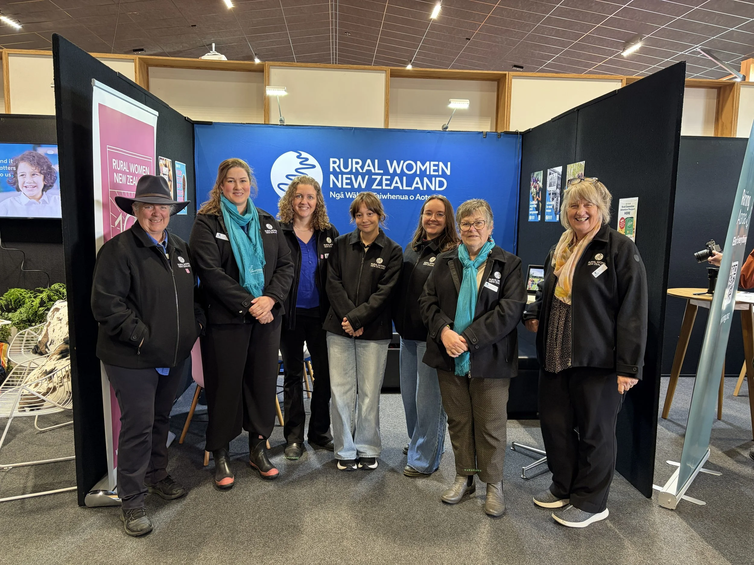Rural Women team smiling at Fieldays