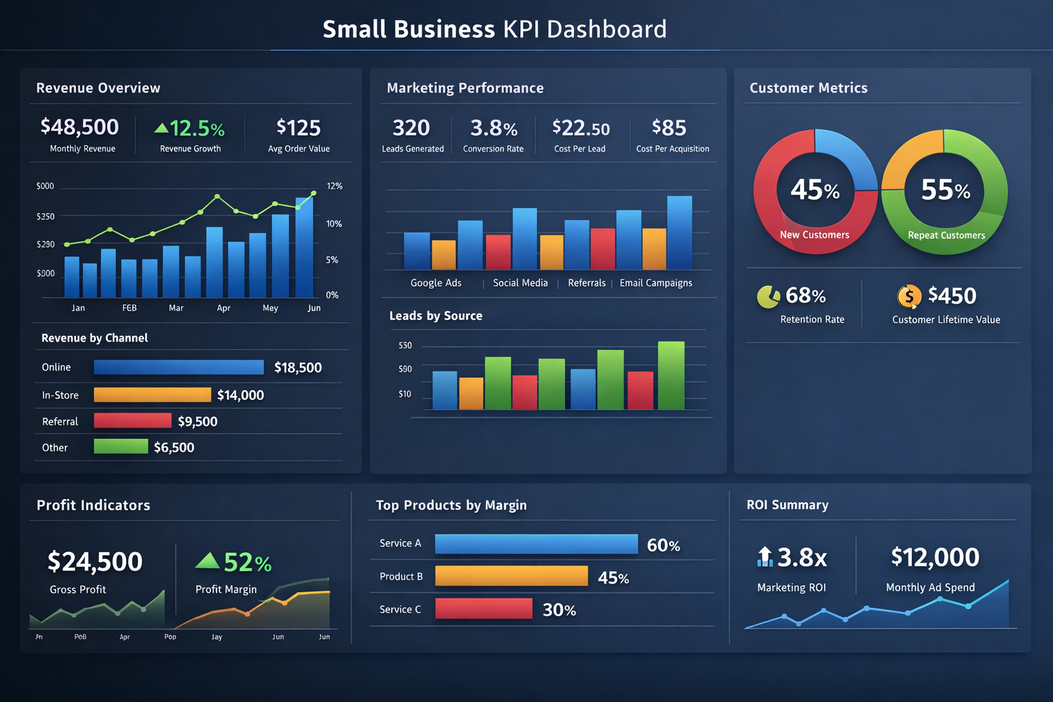KPI Starter Dashboard
