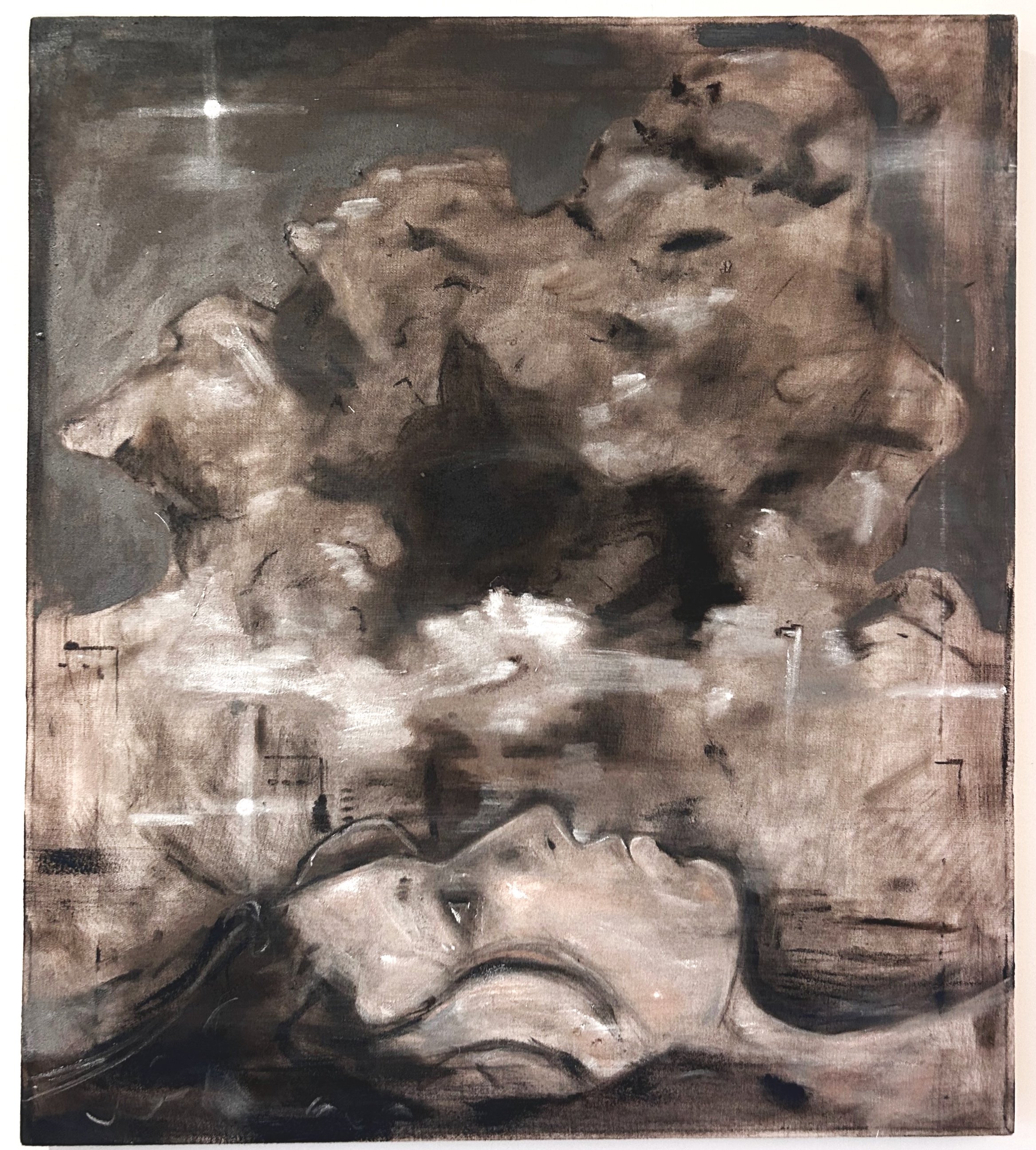 “Slight Heavenly Way”
Oil on Silk
34”x30”