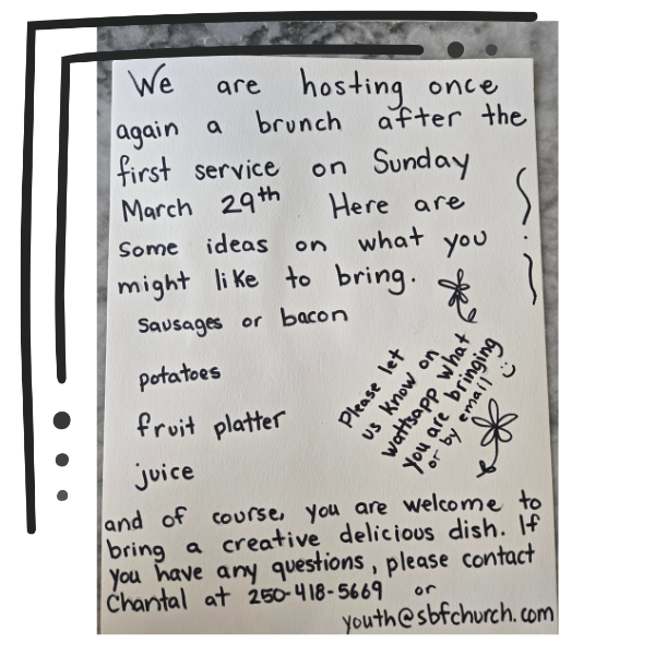 Youth & Fam Brunch Potluck