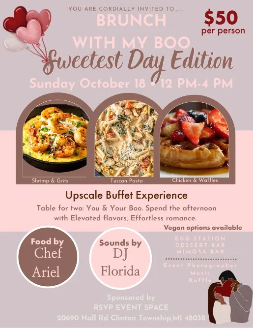 Brunch with My Boo: Sweetest Day Edition: Sunday October 18th