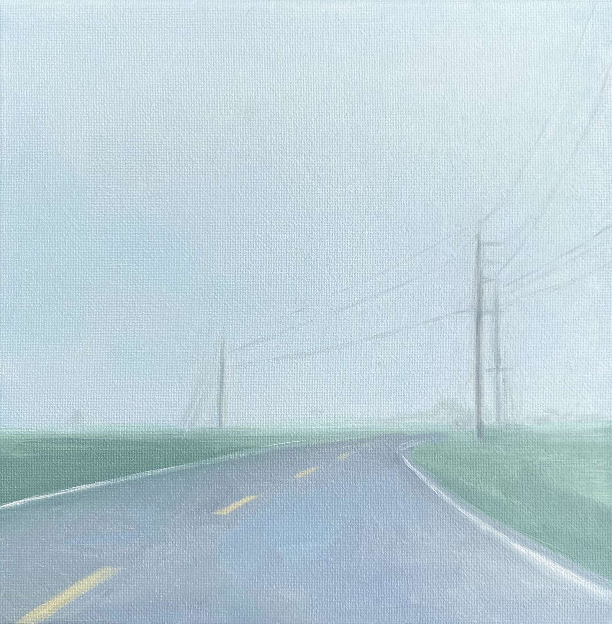 Invisible, 2024. Oil on canvas, 8"x8". Available