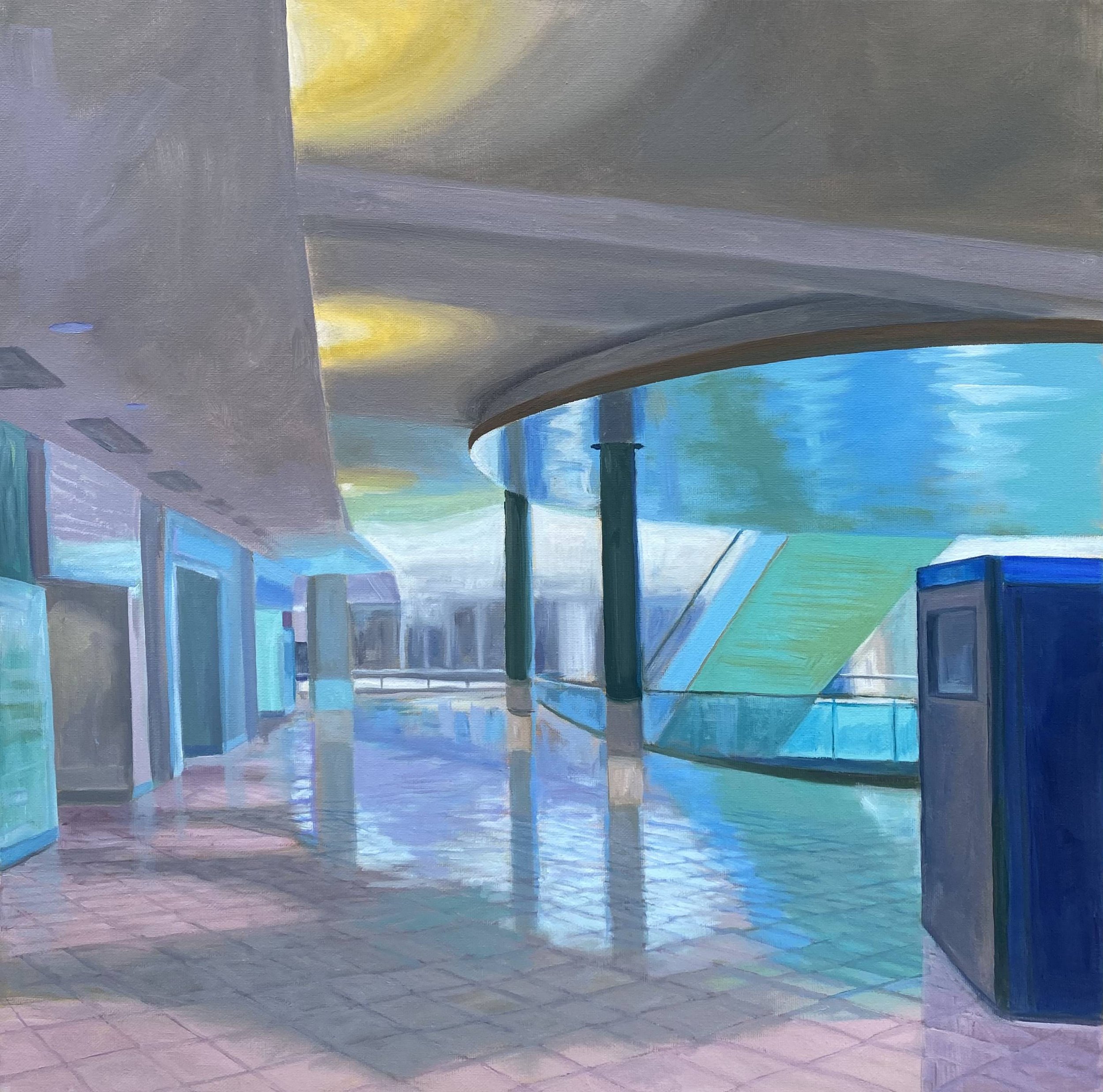 Hollow, 2024. Oil on canvas, 20"x20". Available