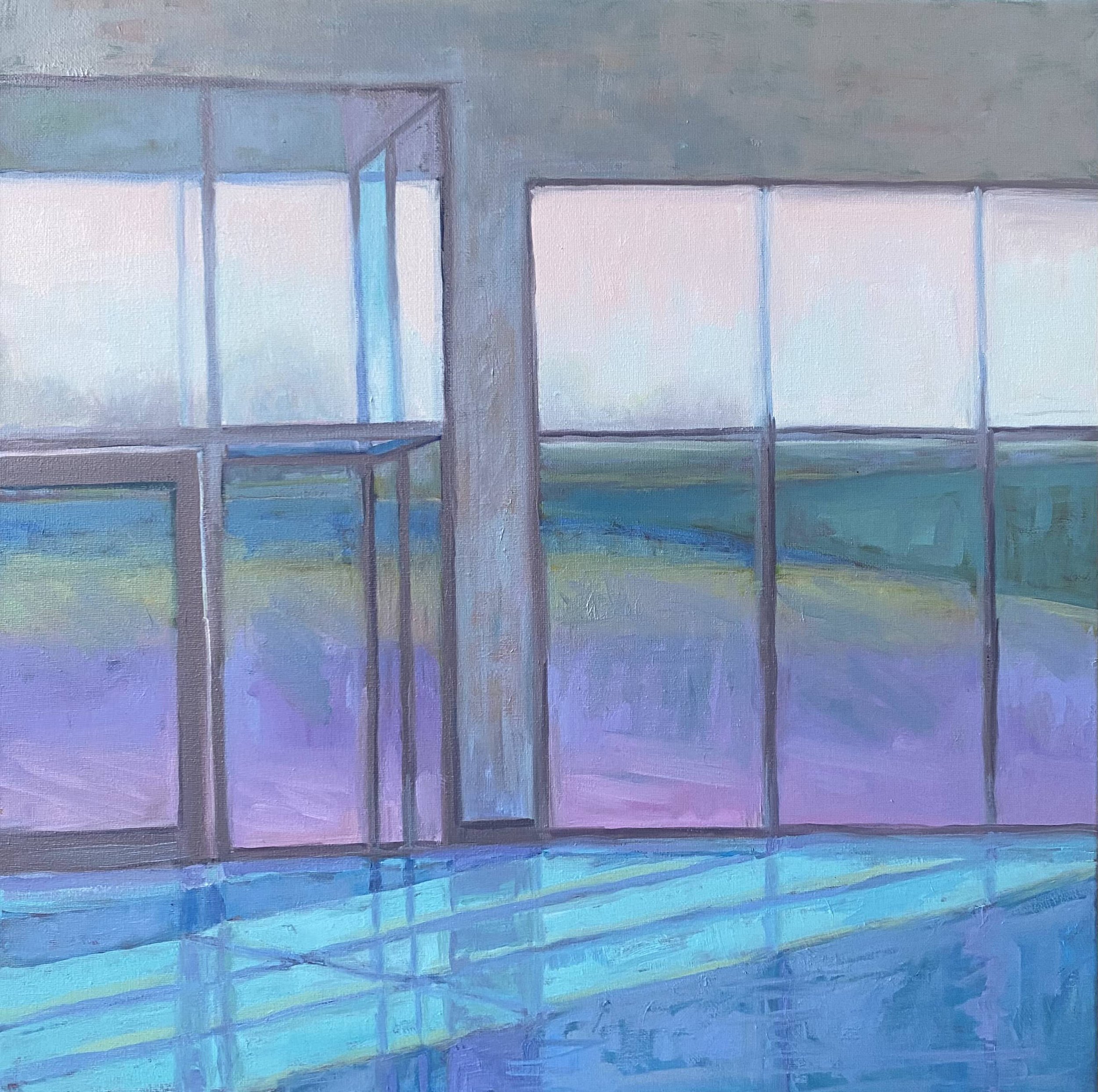 The Other Side, 2025. Oil on canvas, 20"x20". Available