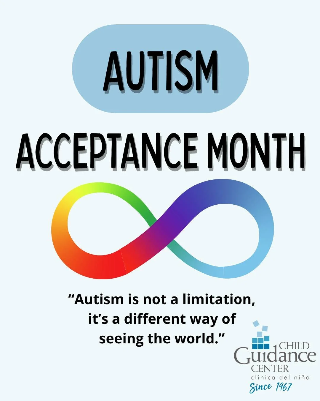 💙 April is Autism Acceptance Month 💙

Autism is not something to be &ldquo;fixed&rdquo; it&rsquo;s a different way of experiencing and interacting with the world.

This month, we move beyond awareness and into acceptance:
✨ Listening to autistic vo
