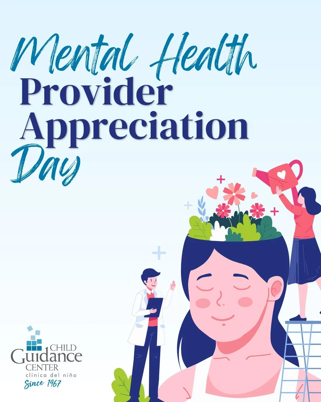 To the mental health providers here at Child Guidance Center and everywhere. THANK YOU!!!💙

Thank you for holding space when it&rsquo;s heavy. For listening beyond words.
For showing up, again and again, with compassion, patience, and unwavering car
