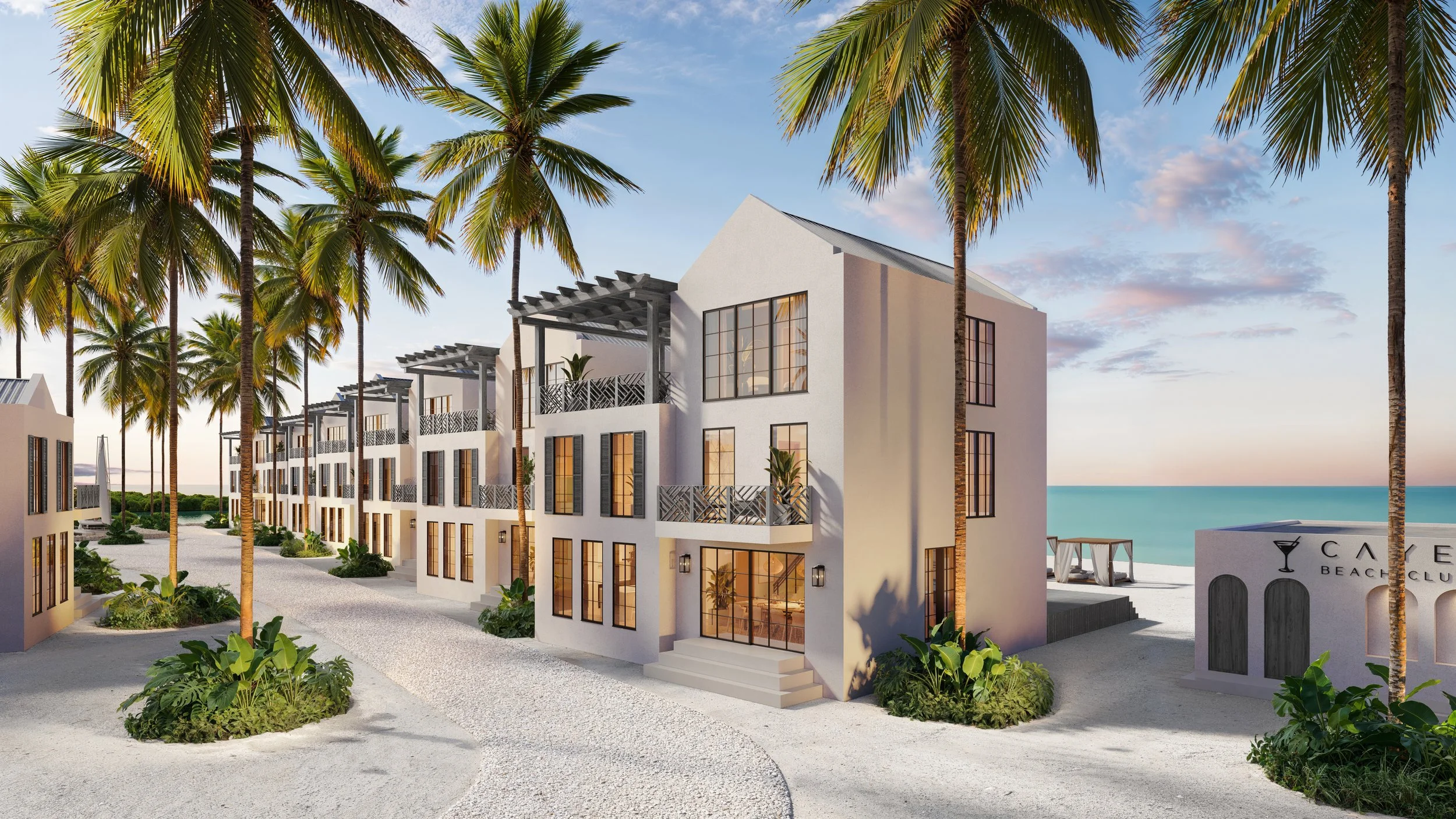 Luxury resort architecture in Belize