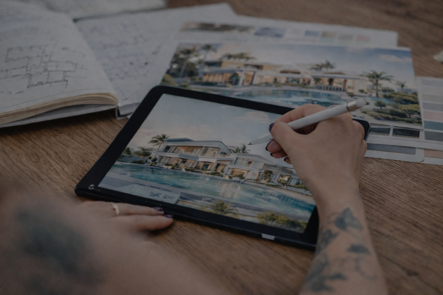 Concept architectural design in Belize for luxury villas and resorts by Cayevision