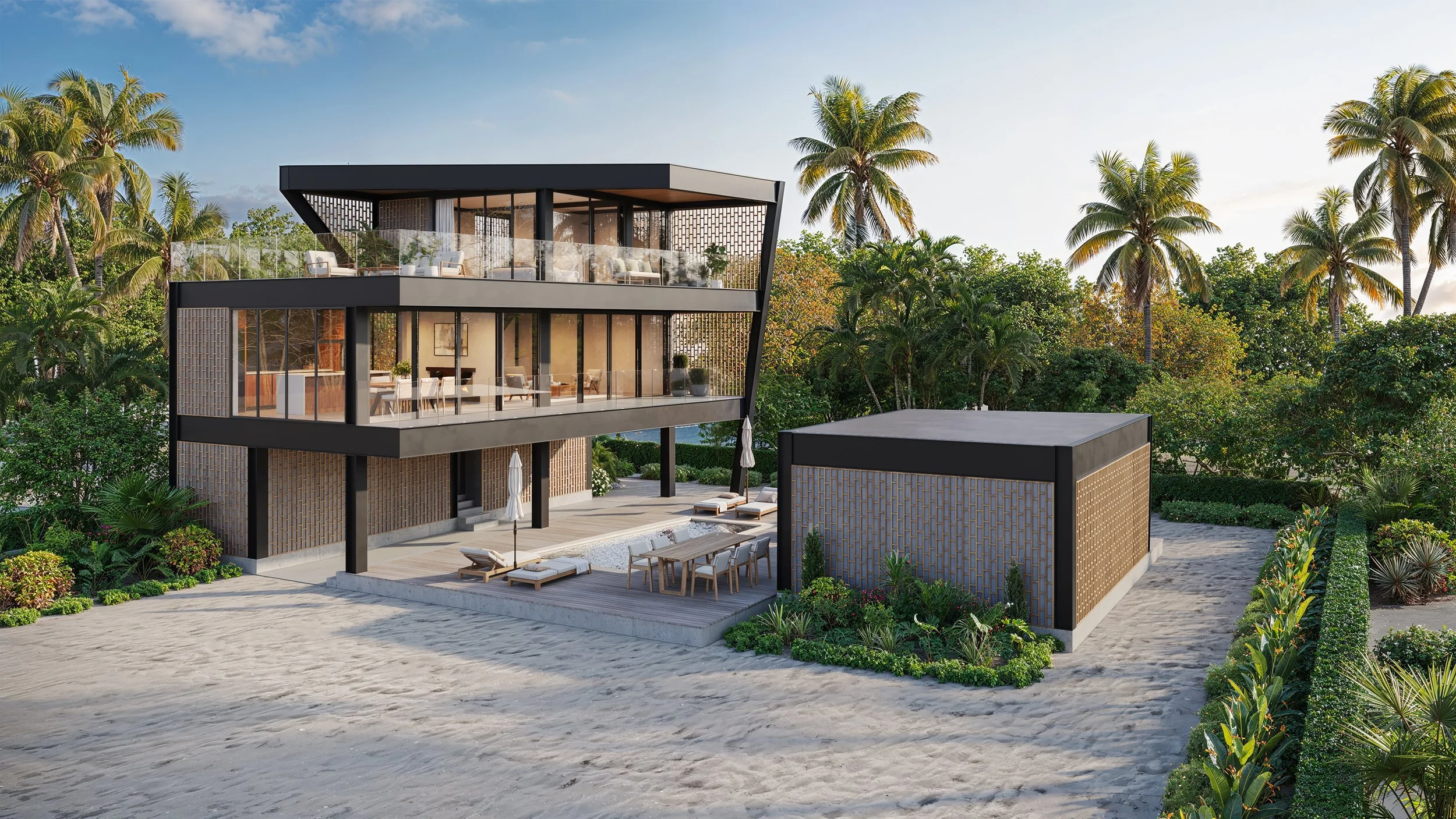 Luxury villa portfolio in Belize – architecture and design-build by Cayevision