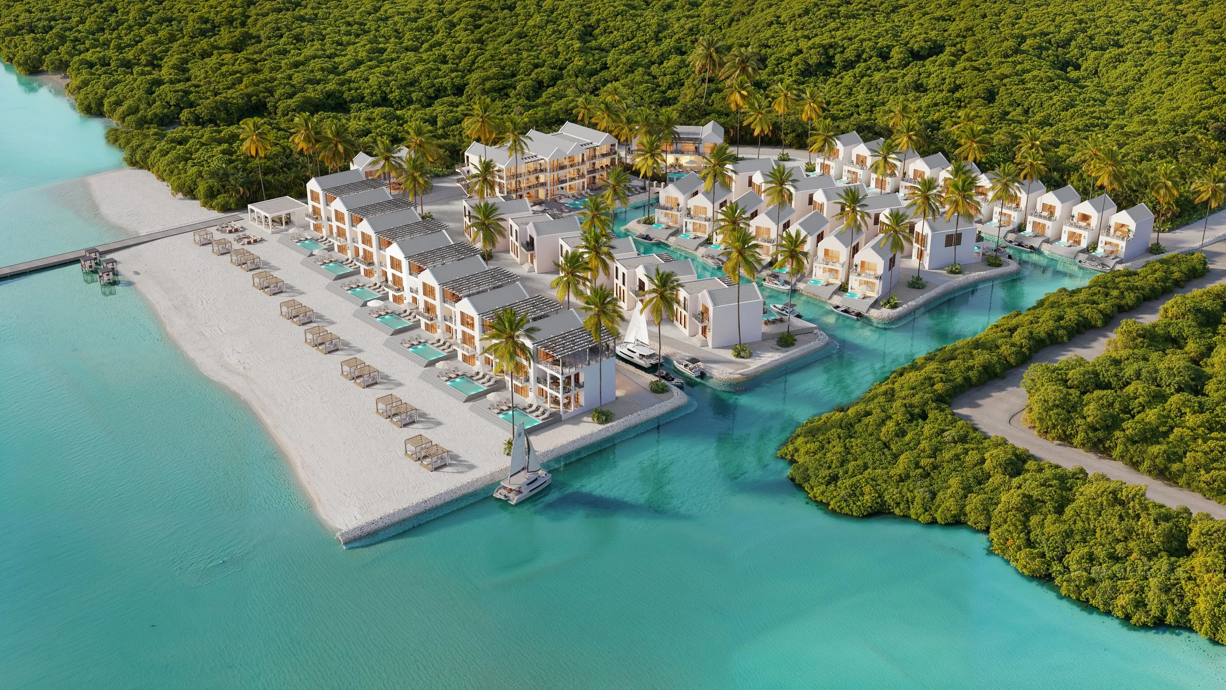 Luxury island retreat architecture in Belize by Cayevision – design and build studio