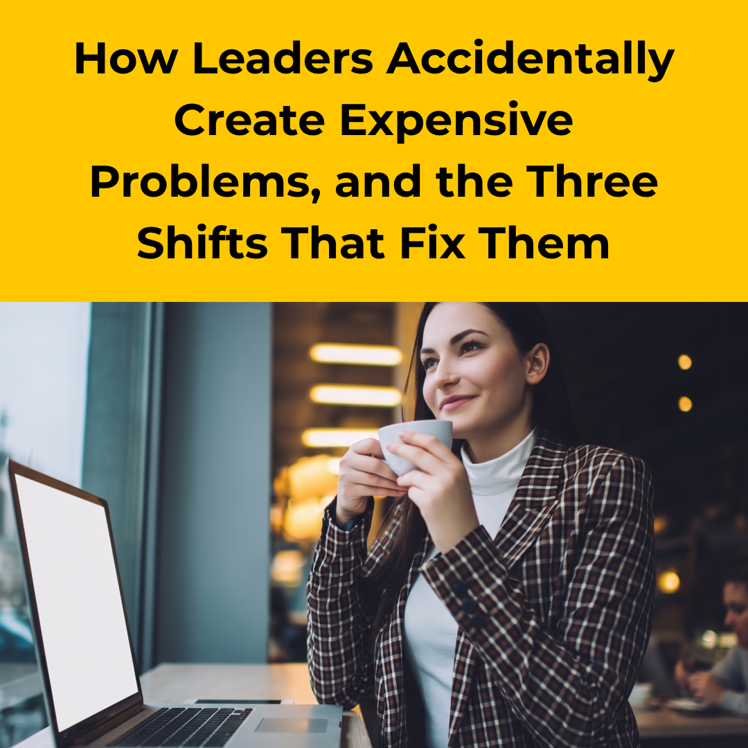 How Leaders Accidentally Create Expensive Problems, and the Three Shifts That Fix Them