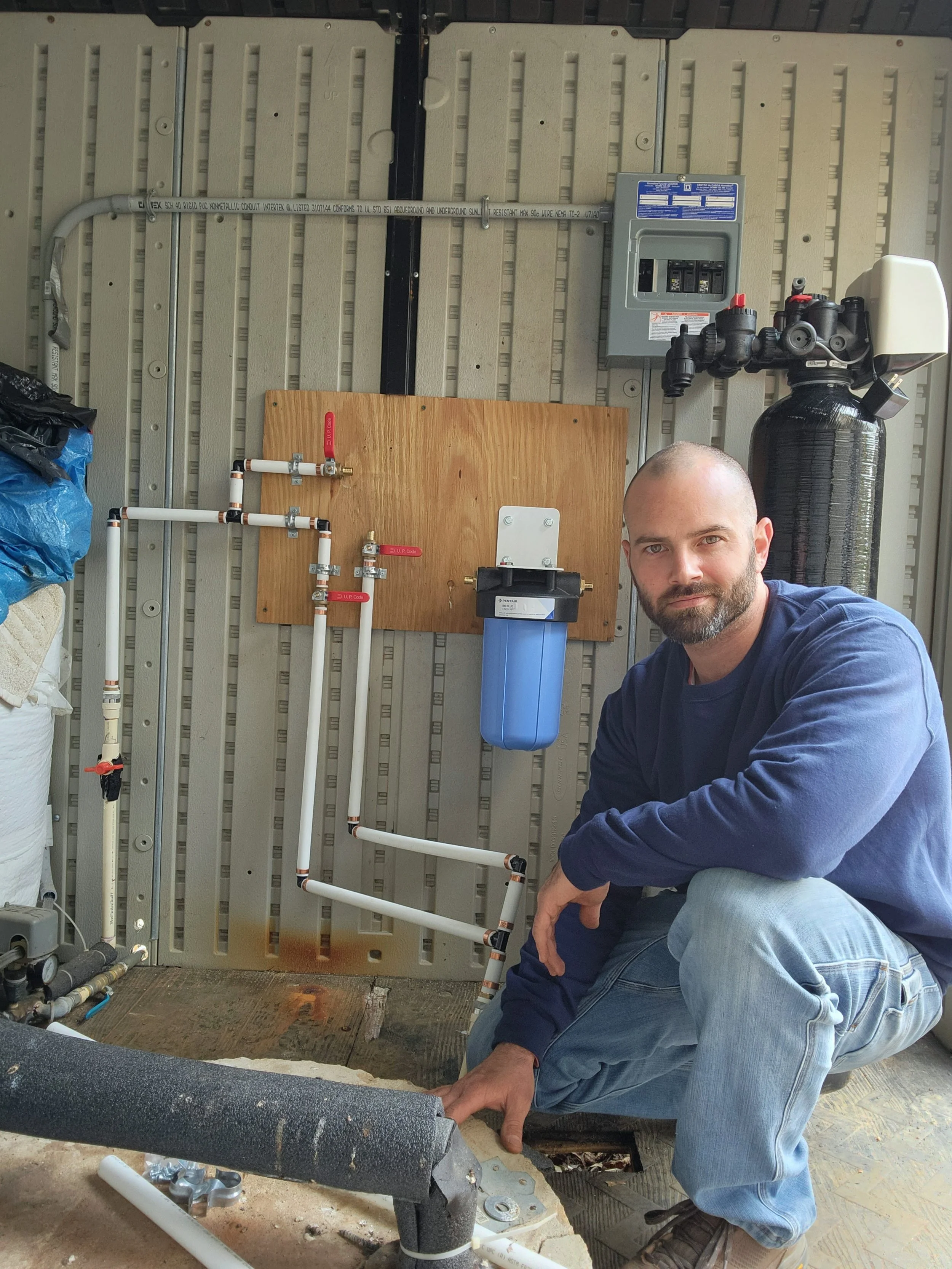 Lead Technician on an Install