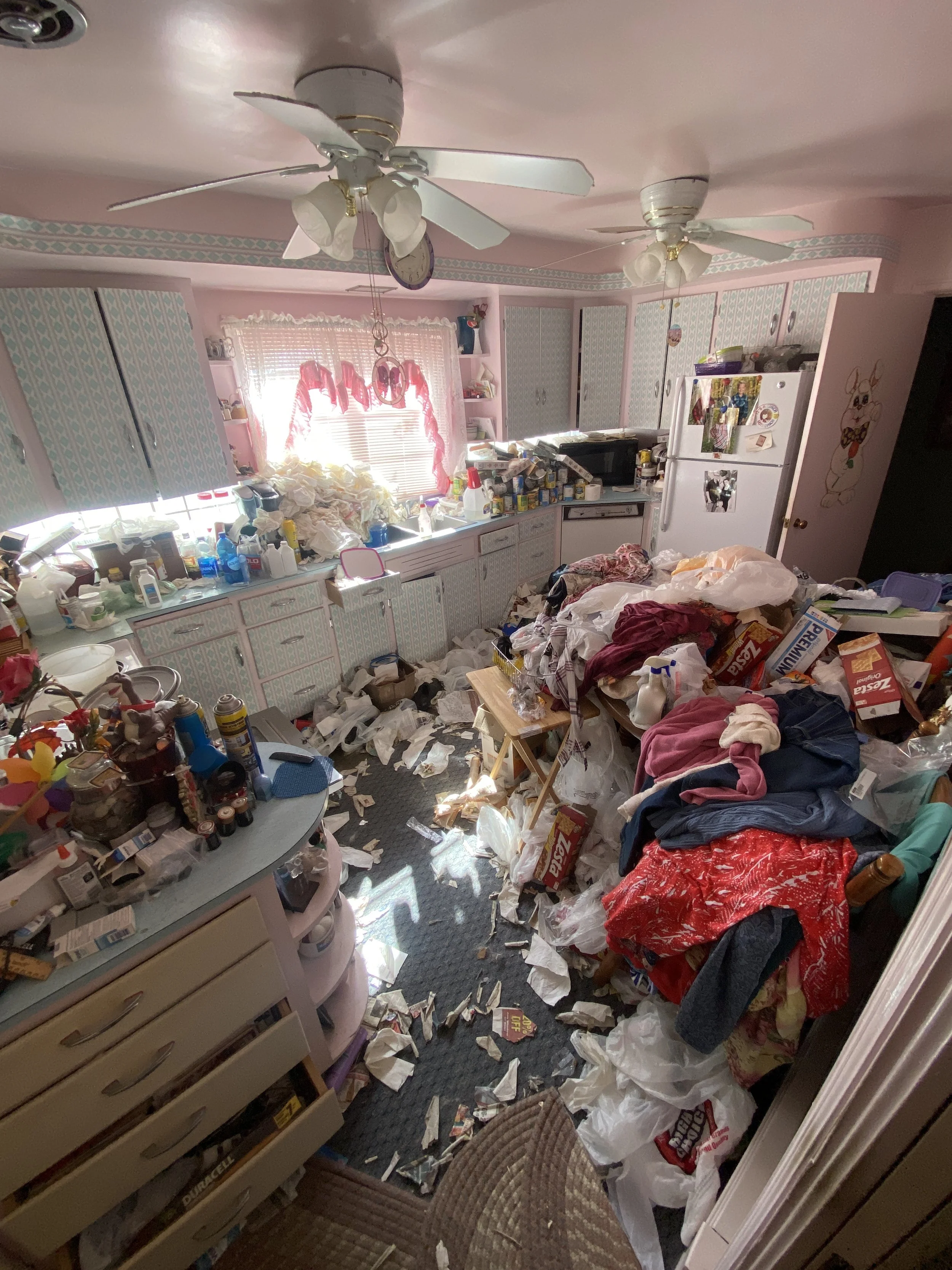 Hoarder house being cleaned up near Cody, WY