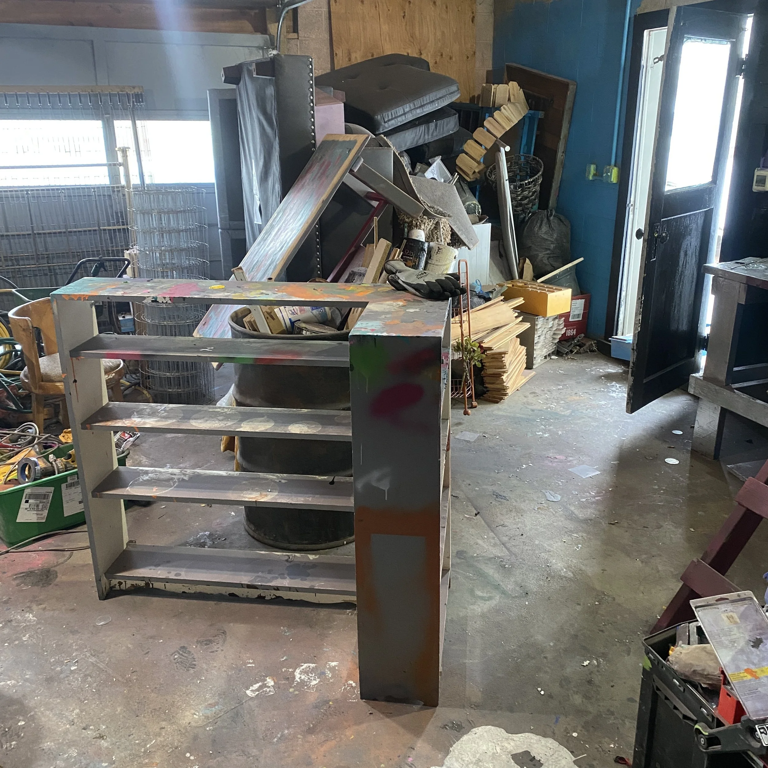 Garage that is full of junk being hauled away in Cody, WY