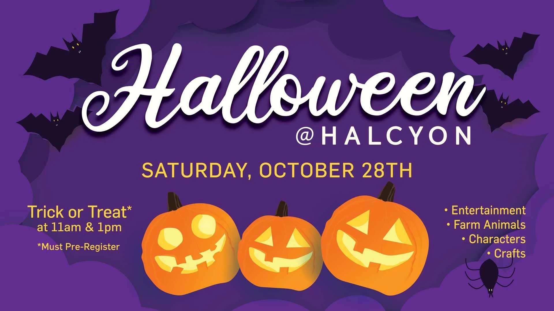 Have a "Spook-tacular" Time at Halcyon
