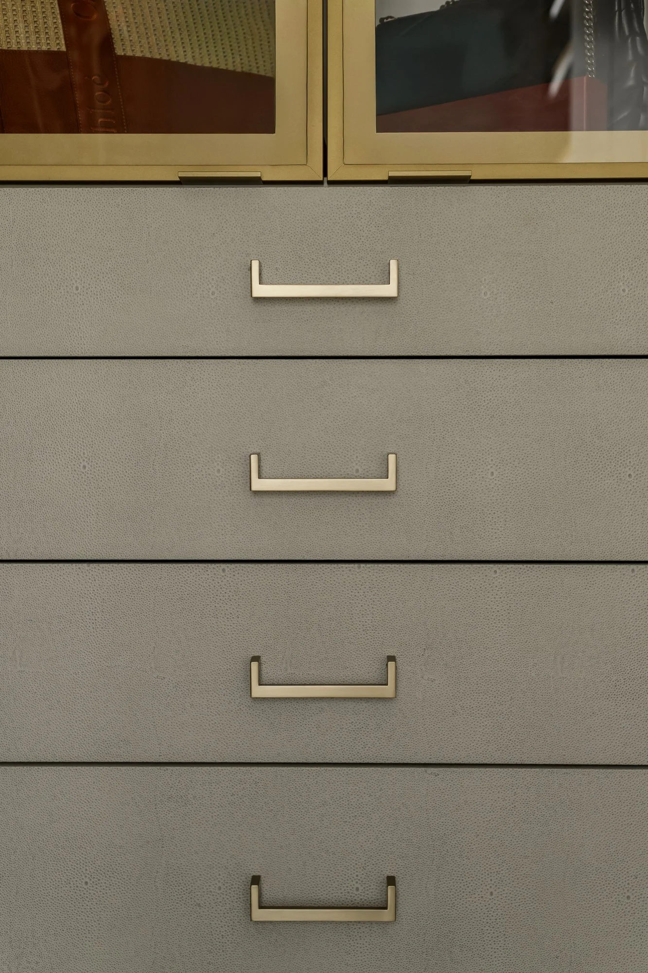 Master closet in Chatham, NJ
