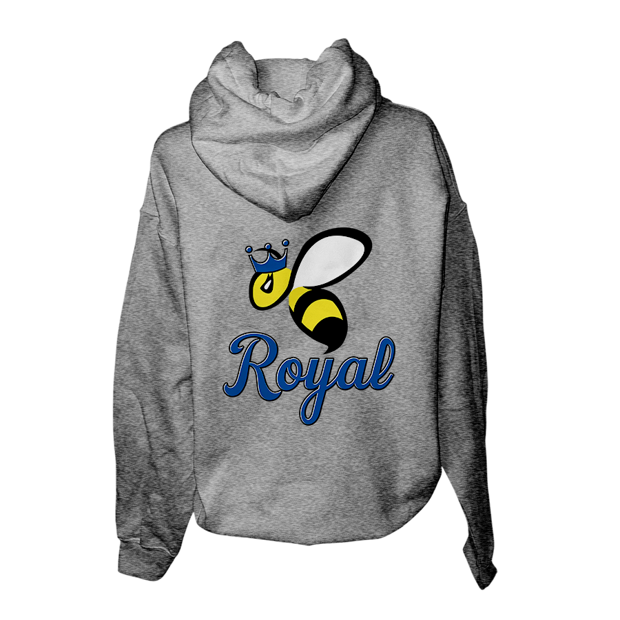 Bee Royal - Hoodie - Back Gray.png