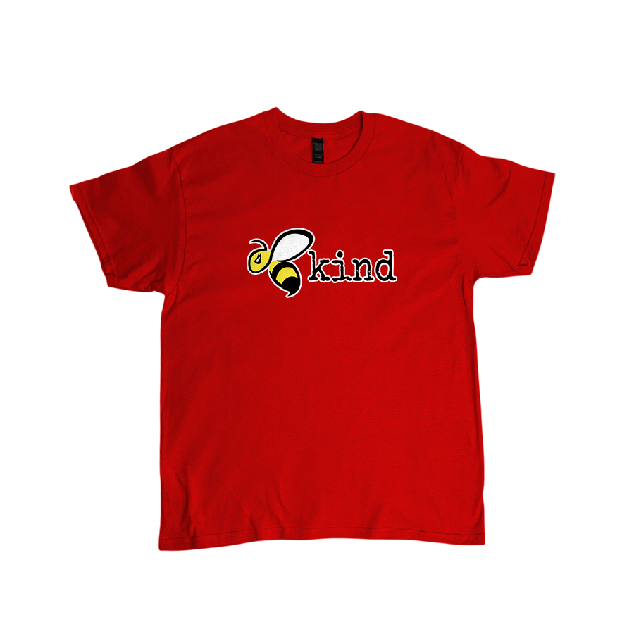 Bee Kind - Graphic T-Shirt Red.png