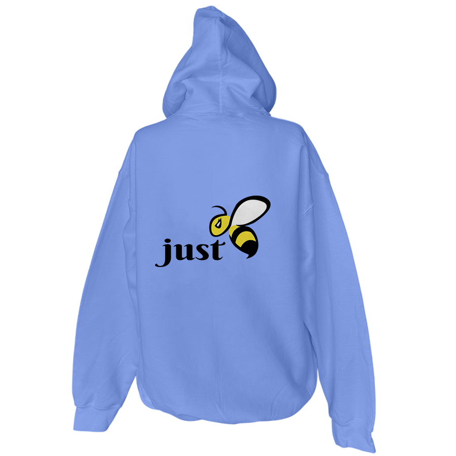 Just Bee - Hoodie - Back Light Blue.png