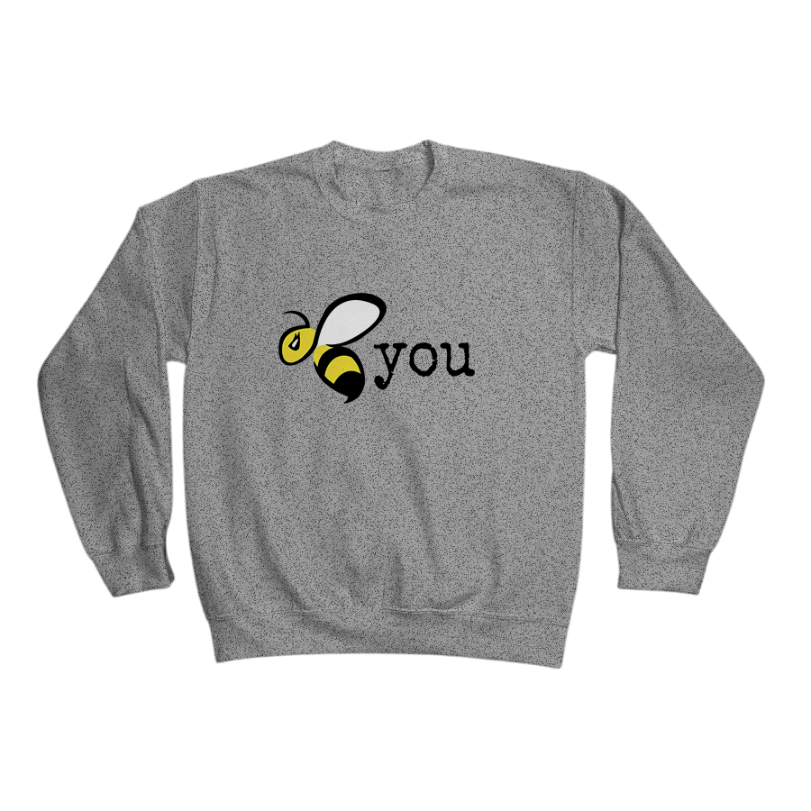 Bee You - Crewneck Sweatshirt Gray.png
