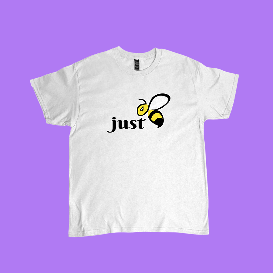 Just Bee - Graphic T-Shirt White.png