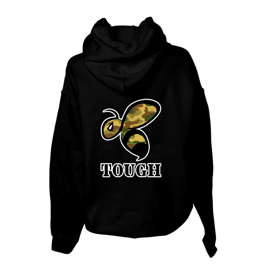 Bee Tough - Hoodie - Back Black.png