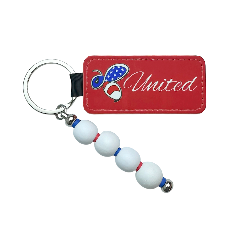 Keychains Bee United Red.png
