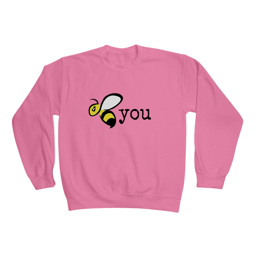 Bee You - Crewneck Sweatshirt Light Pink.png