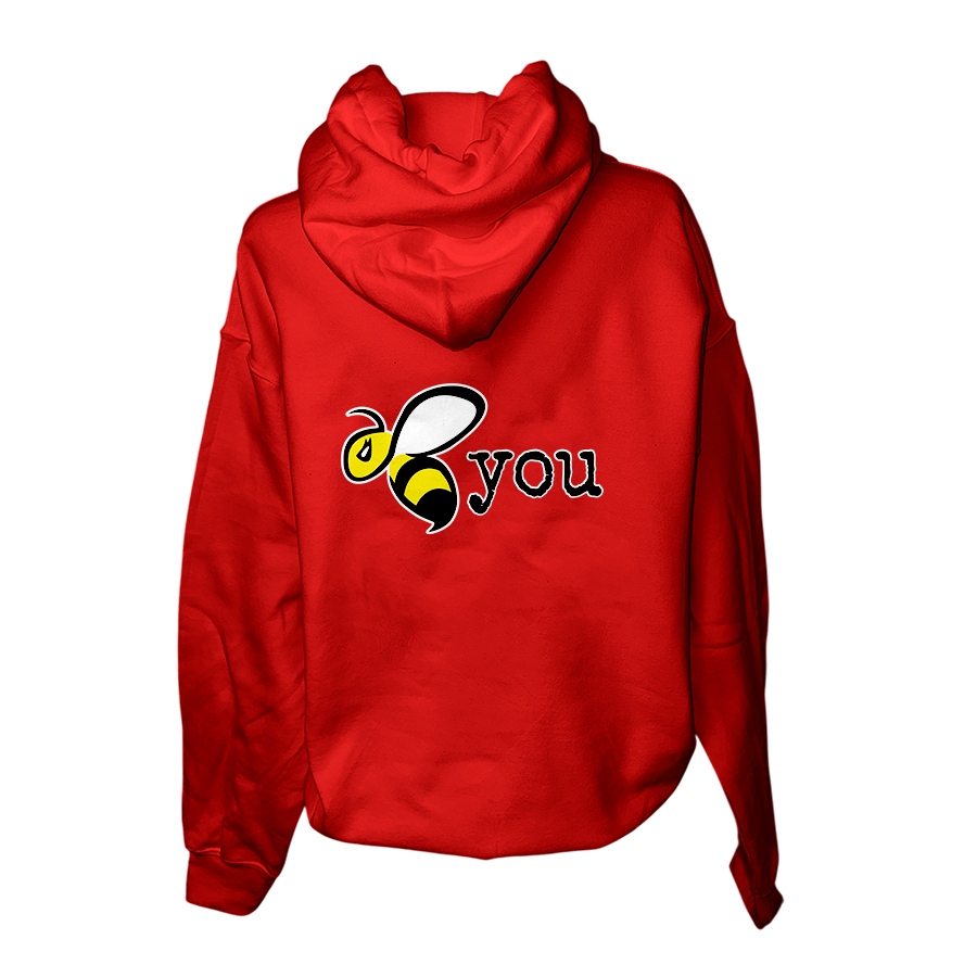 Bee You - Hoodie - Back Red.png