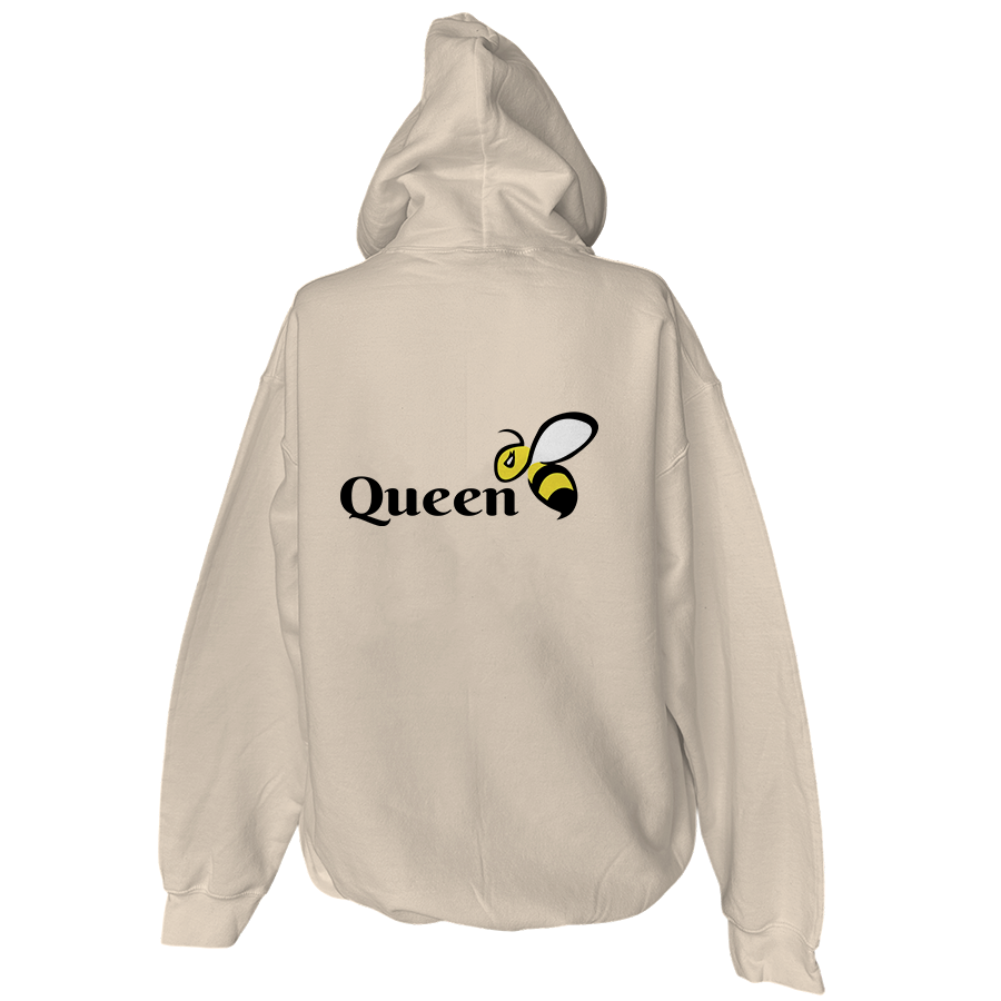 Queen Bee - Hoodie - Back Sand.png