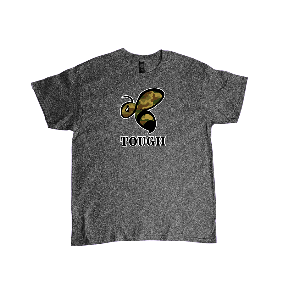 Bee Tough - Graphic T-Shirt - Graphite.png