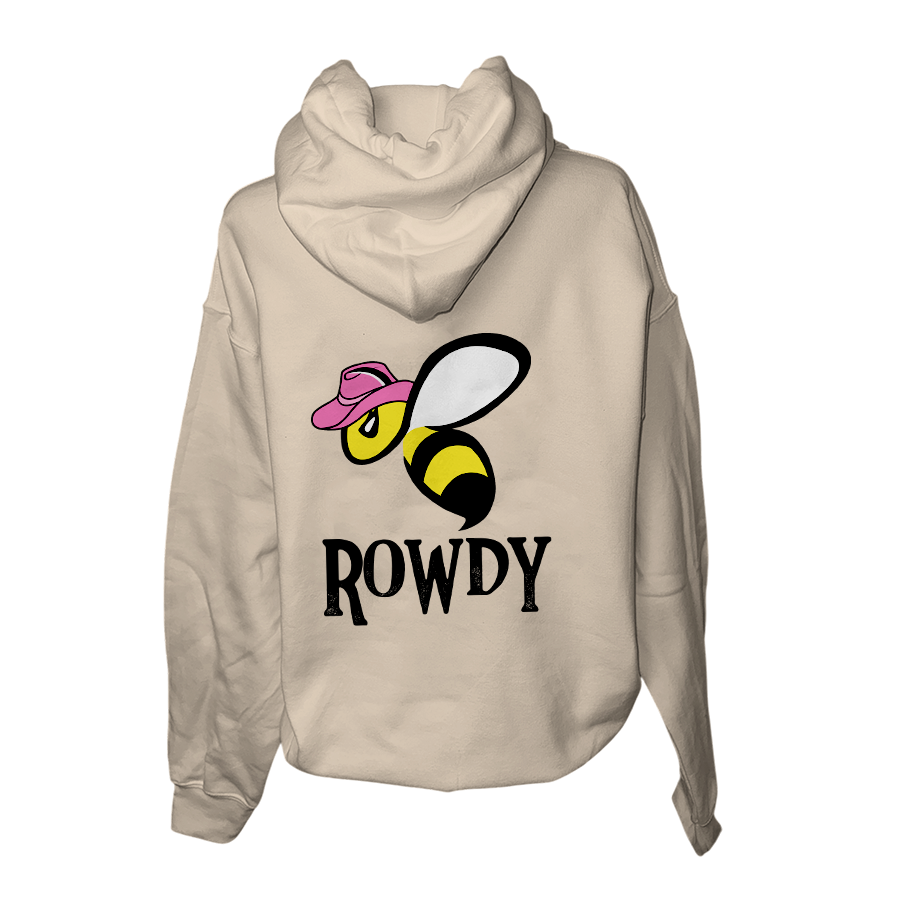 Bee Rowdy - Hoodie - Back Sand.png