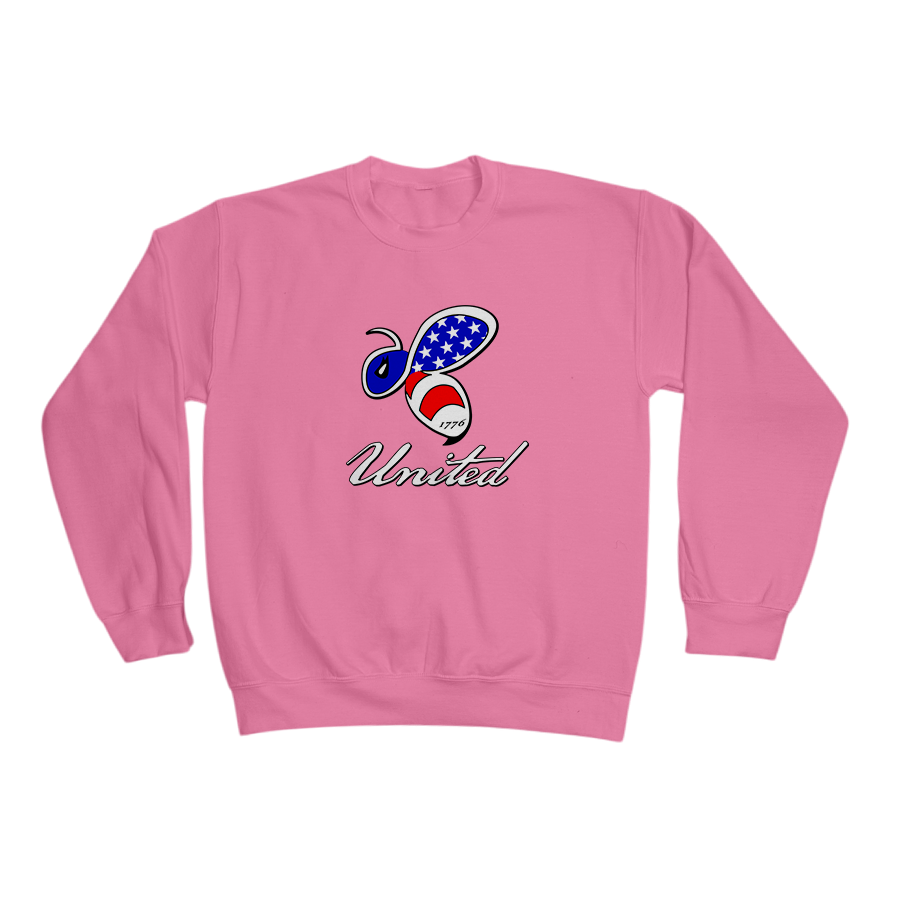 Bee United - Crewneck Sweatshirt Light Pink.png