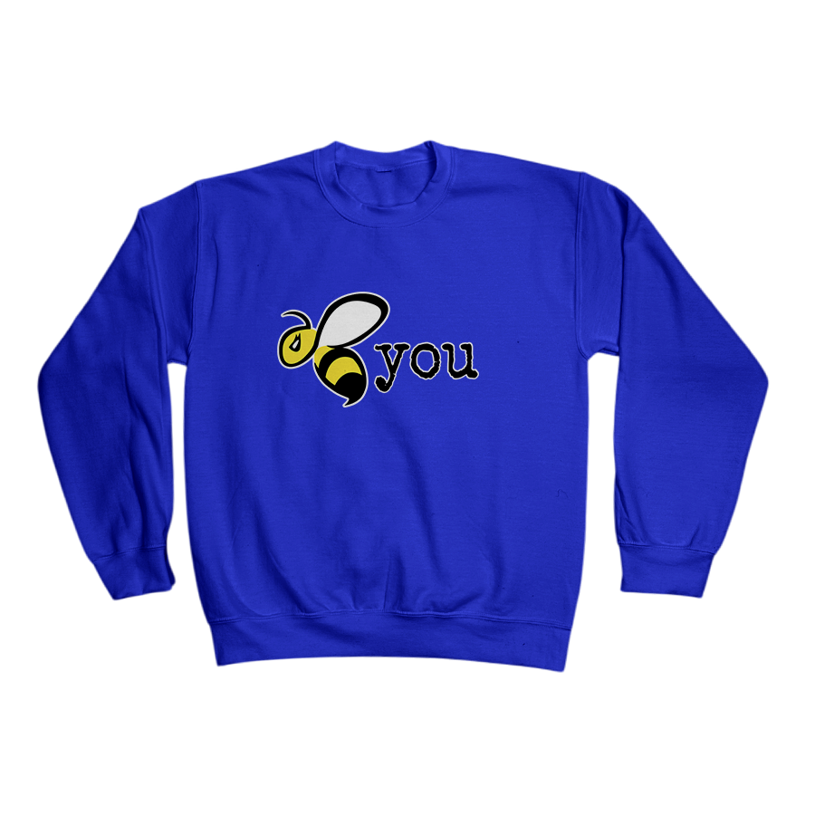 Bee You - Crewneck Sweatshirt Royal.png