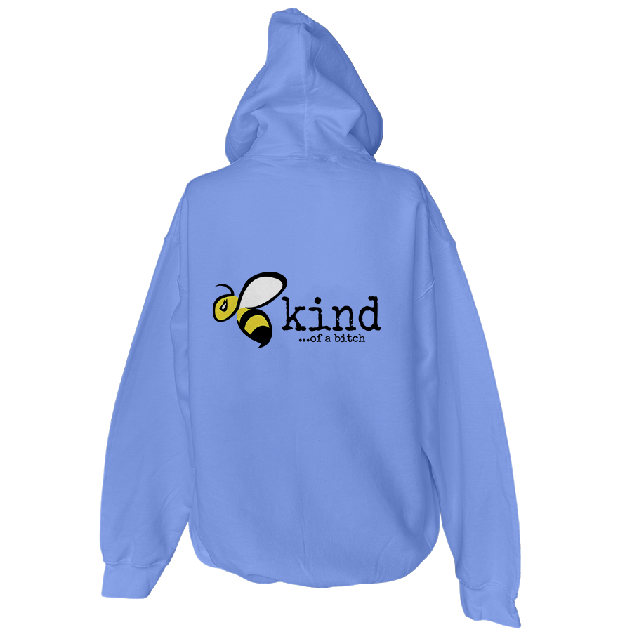 Bee Kind of a Bitch - Hoodie - Back Light Blue.png