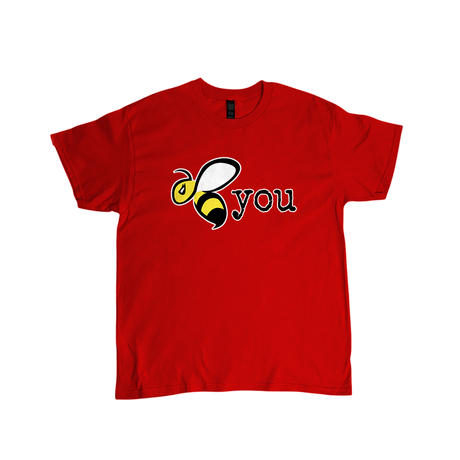 Bee You - Graphic T-Shirt Red.png