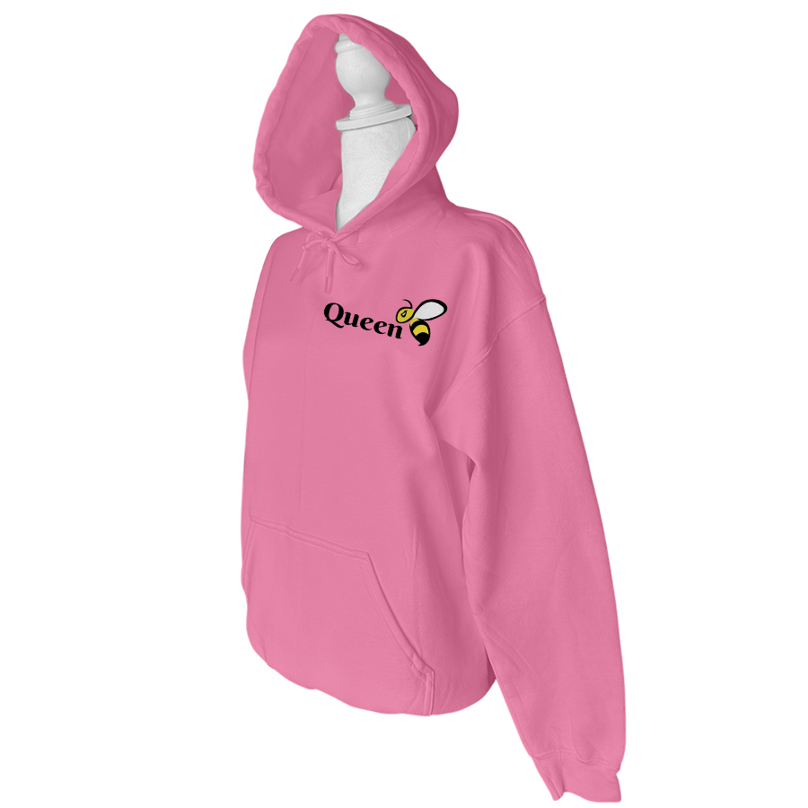 Queen Bee - Hoodie - Front Light Pink.png