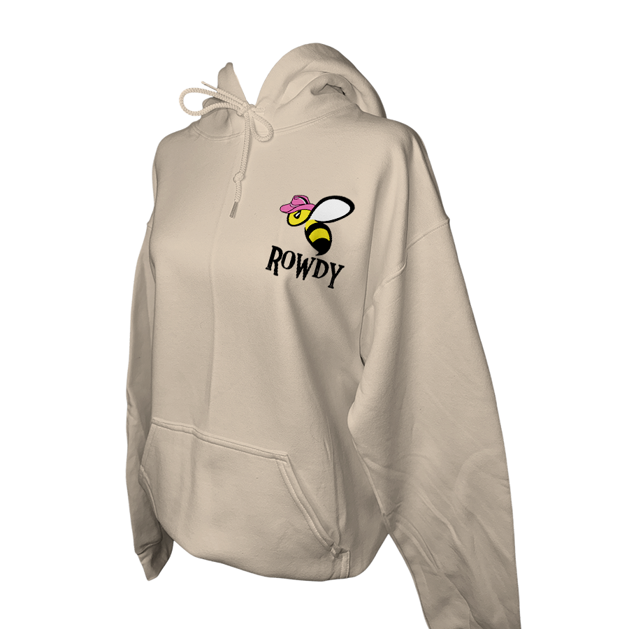 Bee Rowdy - Hoodie - Front Sand.png