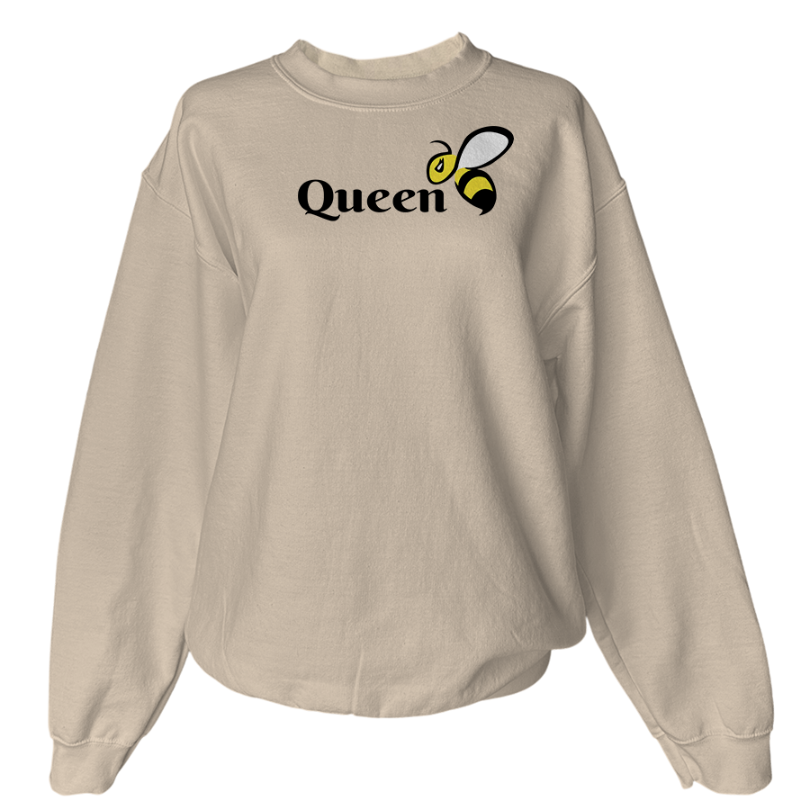 Queen Bee - Crewneck Sweatshirt Sand.png
