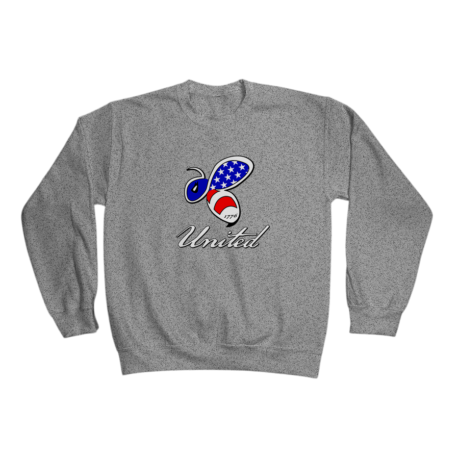 Bee United - Crewneck Sweatshirt Gray.png