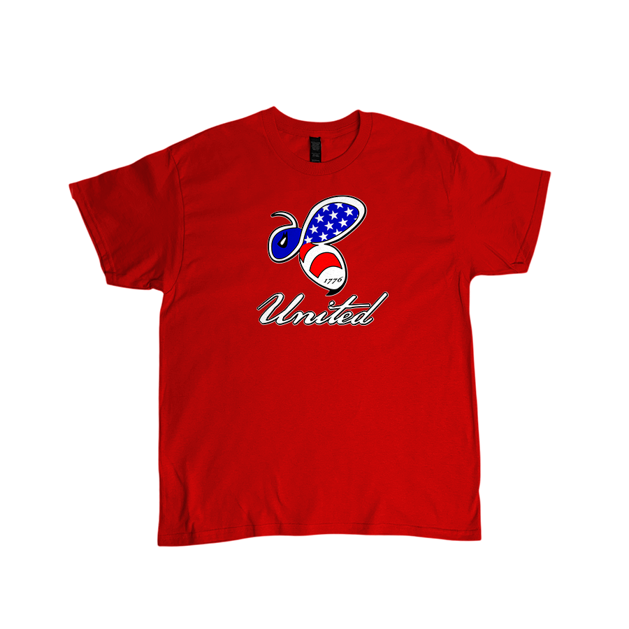 Bee United - Graphic T-Shirt Red.png