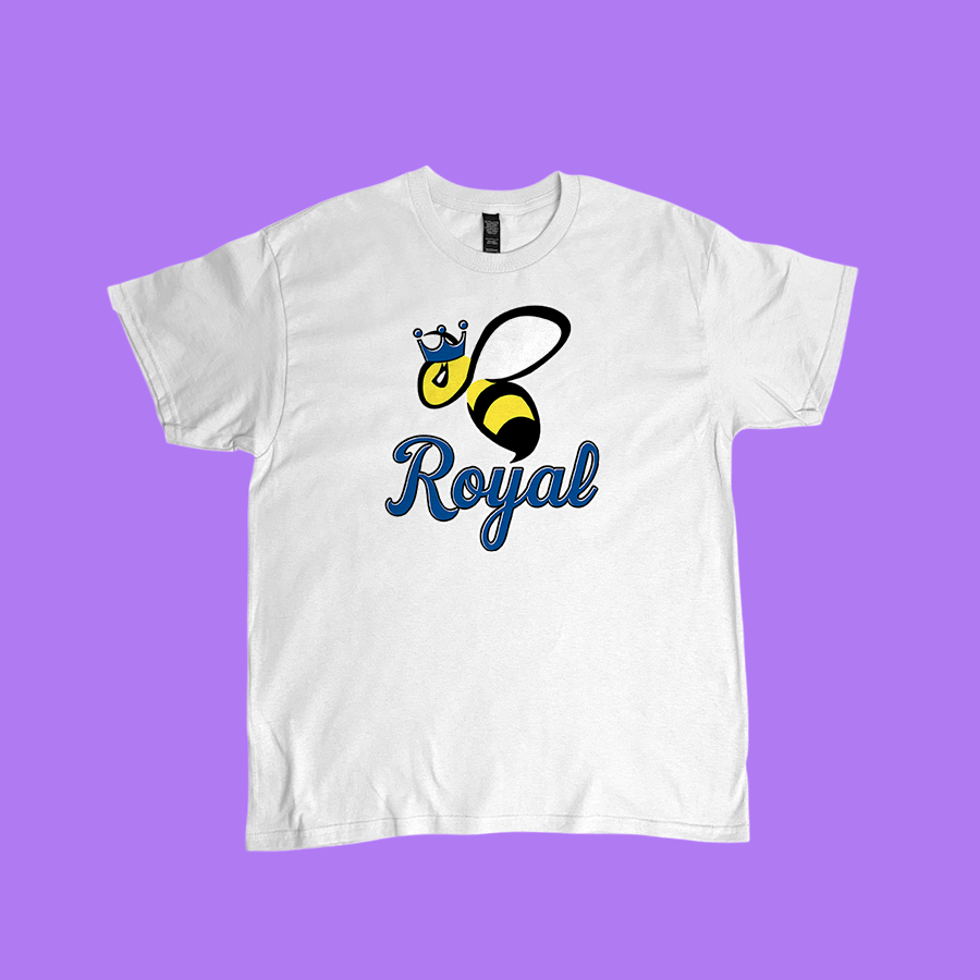 Bee Royal - Graphic T-Shirt White.png