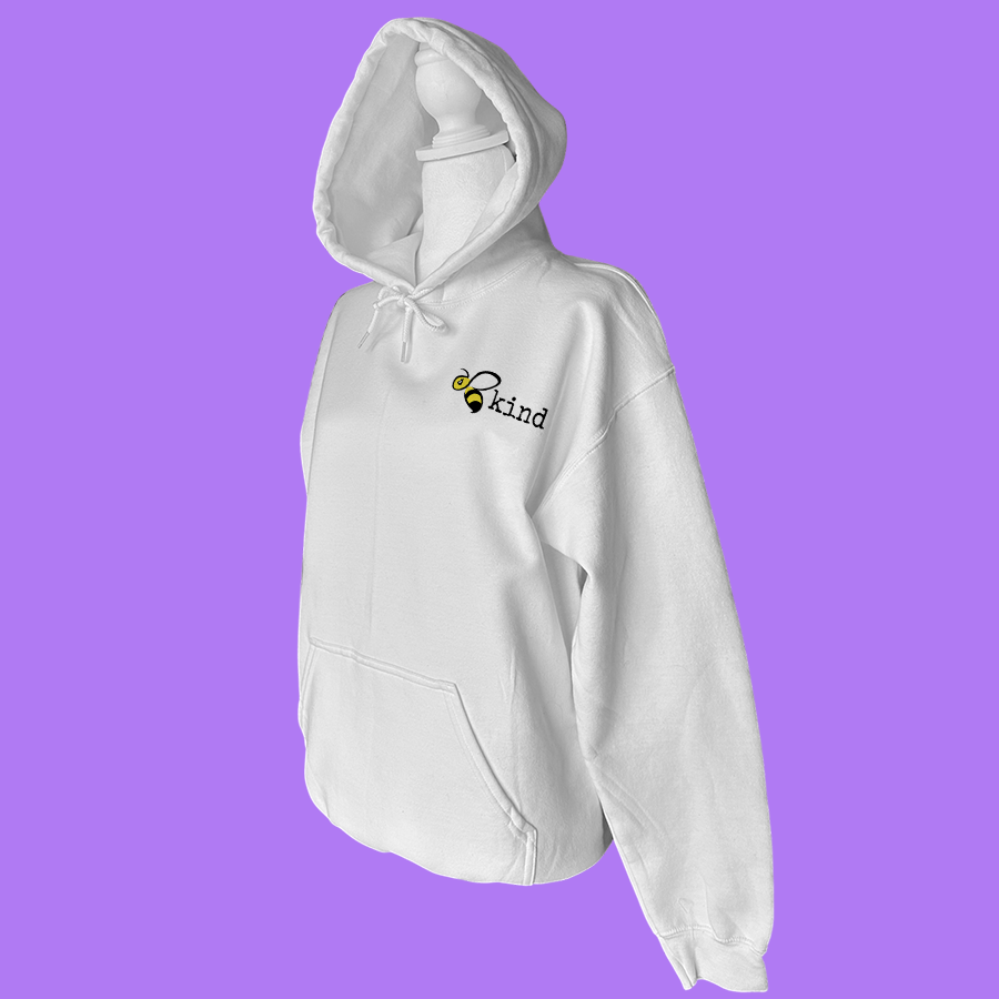 Bee Kind - Hoodie - Front White.png
